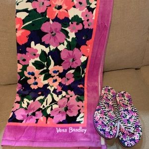 NWT Vera Bradley beach towel only